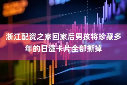 浙江配资之家回家后男孩将珍藏多年的日漫卡片全部撕掉