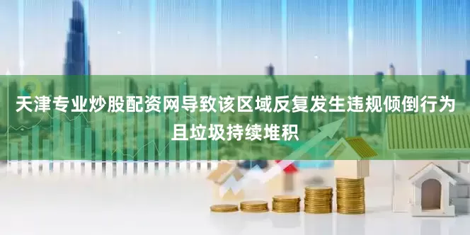 天津专业炒股配资网导致该区域反复发生违规倾倒行为且垃圾持续堆积